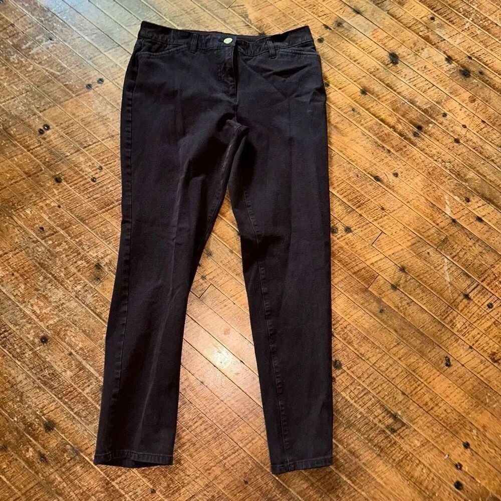 Chico’s So Slimming brown 0.5/6 tapered leg normcore pants